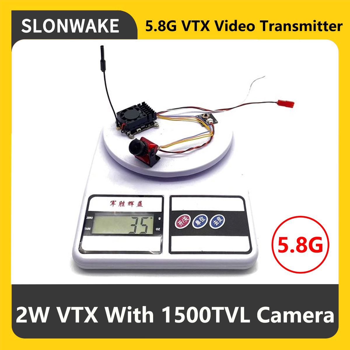 Drone Rc Control - SLONWAKE 5.8G 2000mW FPV VTX Transmitter