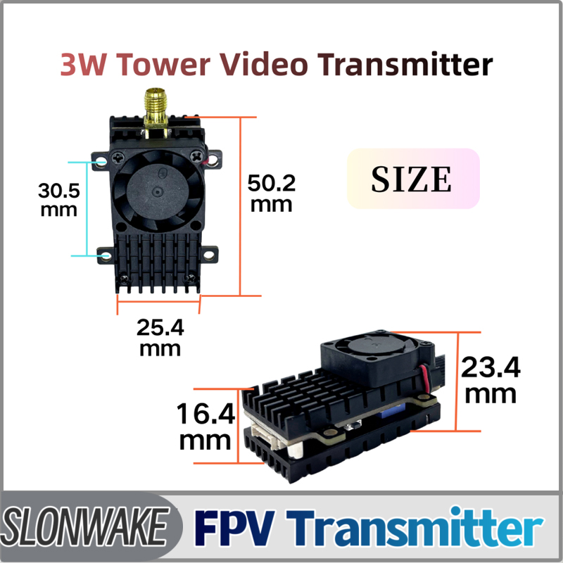 Drone Rc Control - SLONWAKE 5.8G 3000mW Simulation VTX FPV