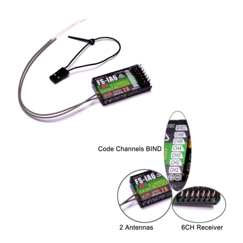 Flysky FS-IA6 Receiver 6CH Dua - Drone Rc Racing recension och pris