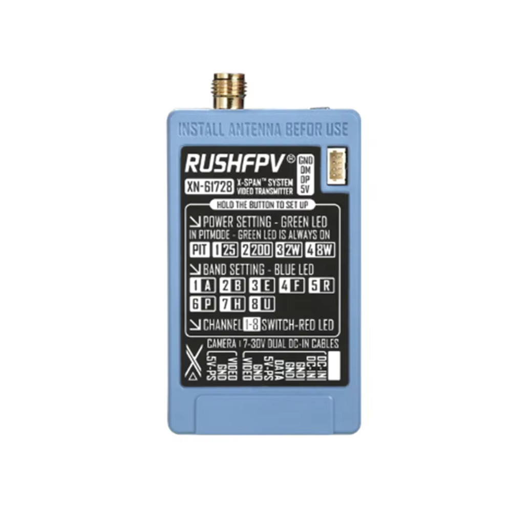 RUSHFPV 6.1‑7.2G 8W X61728 VTX - Drone Rc Control recension och pris