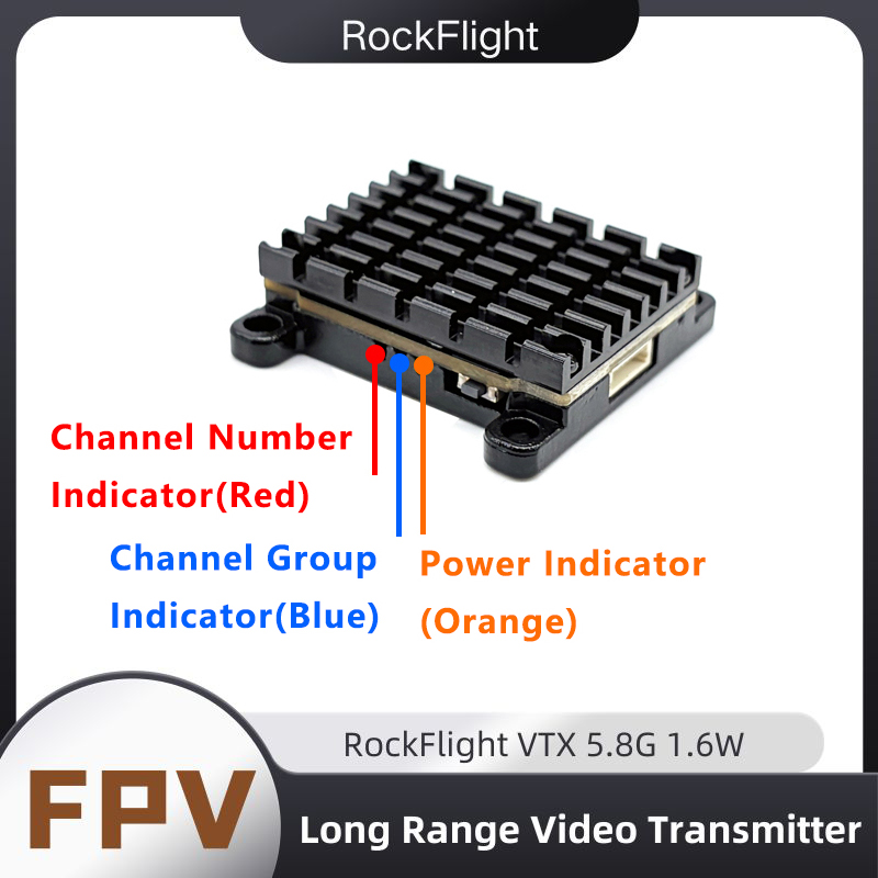 RockFlight TX663 VTX 5.8G 48CH - Drone Rc Racing recension och pris