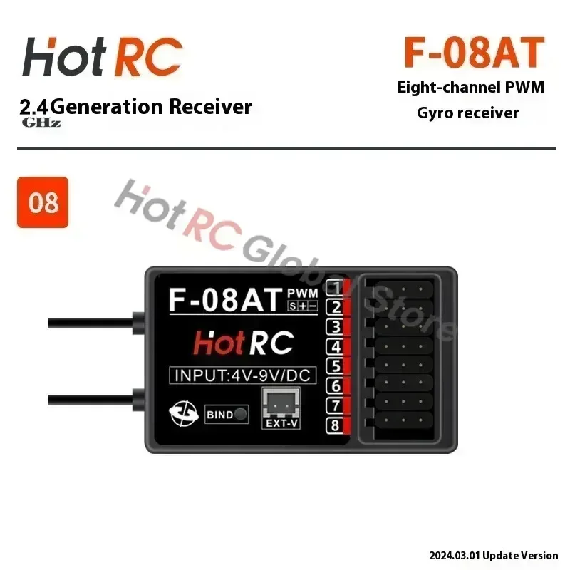HOTRC 2.4Ghz 4/6/8 Channel F-0 - Rc Boat recension och pris