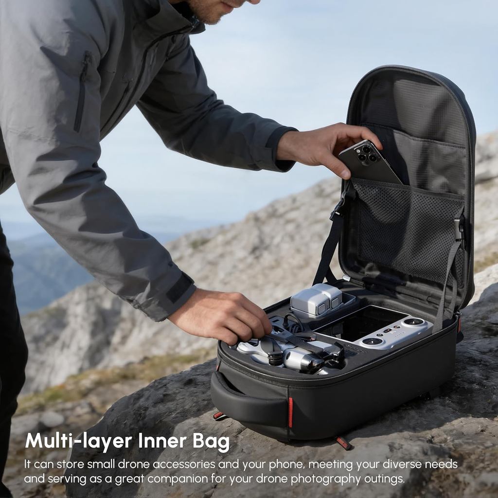 Waterproof Hard Carrying Backp - Drone Dji Rc Mini 3 Pro recension och pris