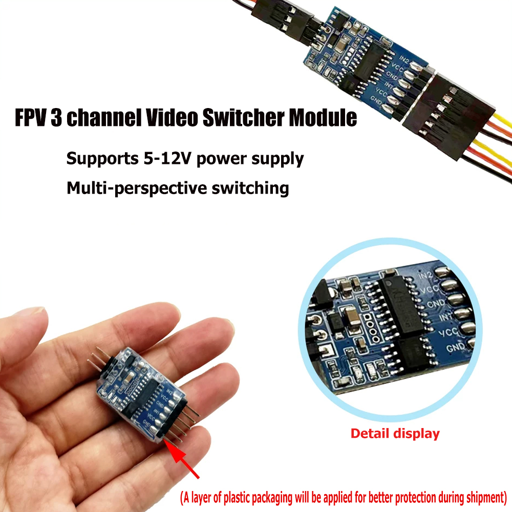 5.8G 3 Channel Video Switcher  - Drone Rc Control recension och pris