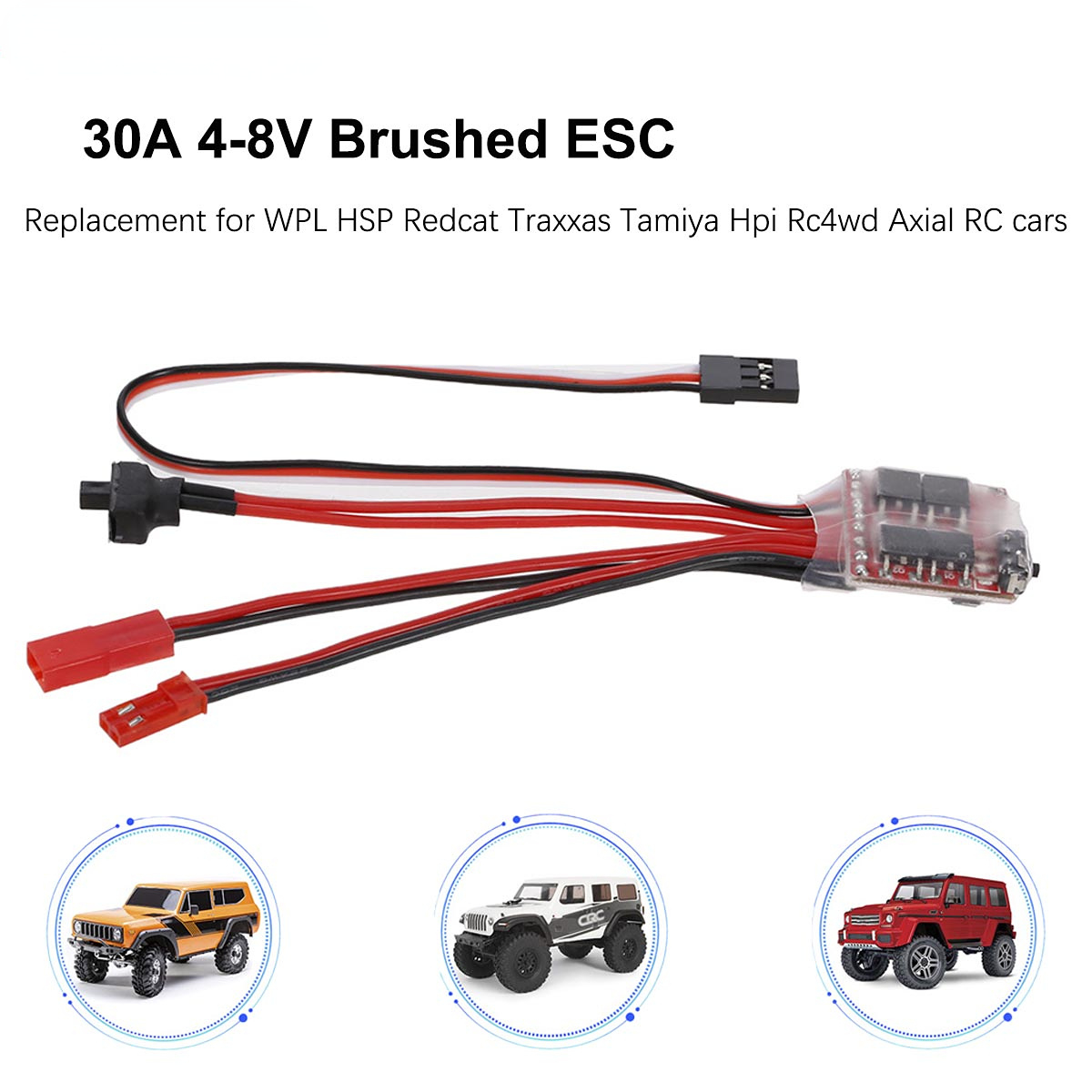 Mini RC Car 30A Brushed ESC Fo - Rc Boat recension och pris