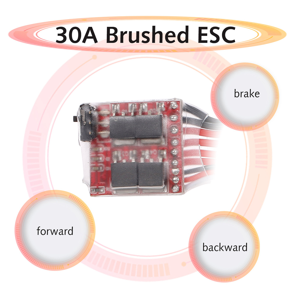 Mini RC Car 30A Brushed ESC Fo - Rc Boat recension och pris