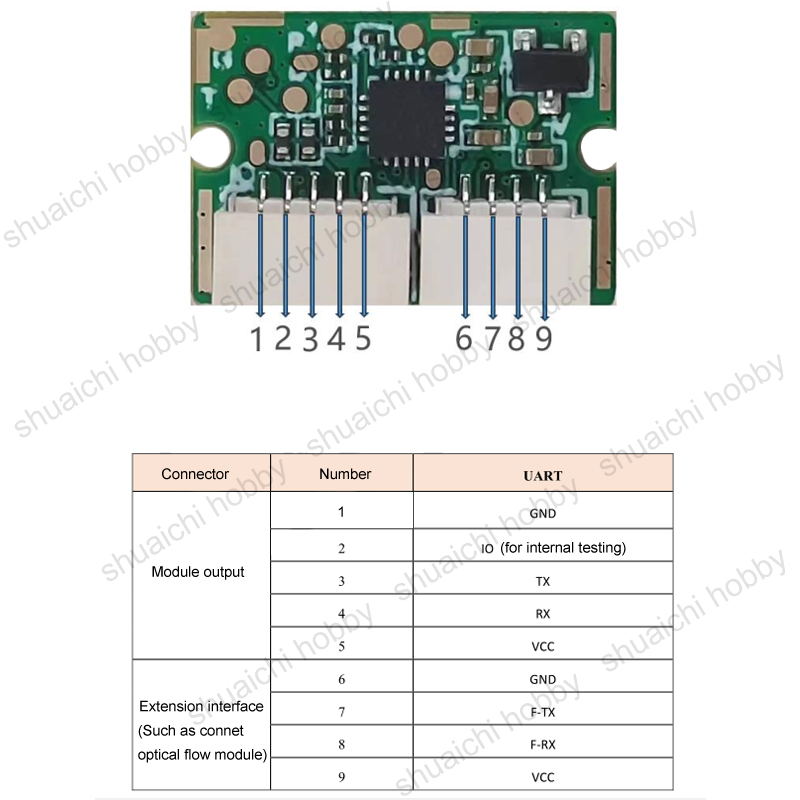 1PCS 3.7-5V T001-Plus-UART TOF - Drone Rc Control recension och pris