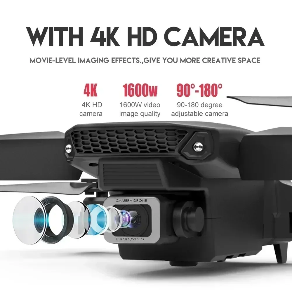 E88 Pro WIFI FPV Drone Wide An - Drone Rc Fpv Pro recension och pris