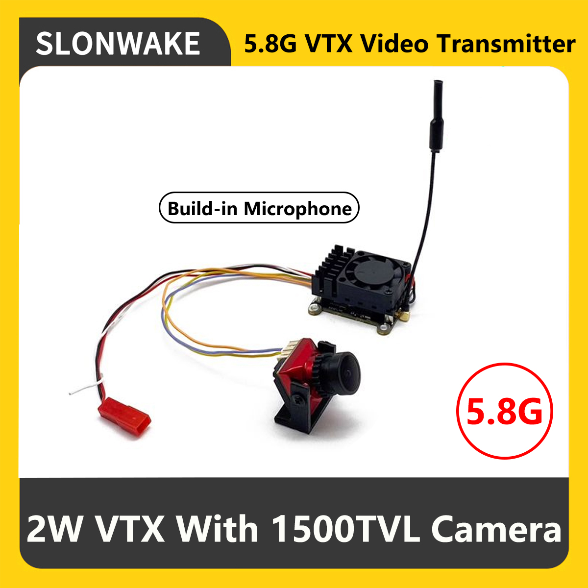 SLONWAKE 5.8G 2000mW FPV VTX T - Drone Rc Control recension och pris