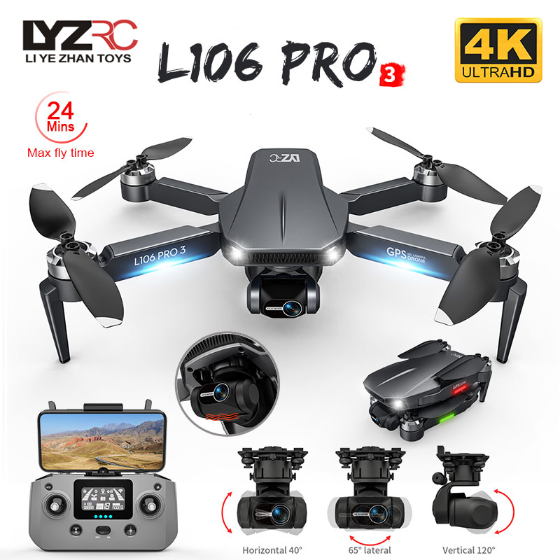 L106 Pro 3 Drone 5G WIFI FPV F - Drone Rc Fpv Pro recension och pris