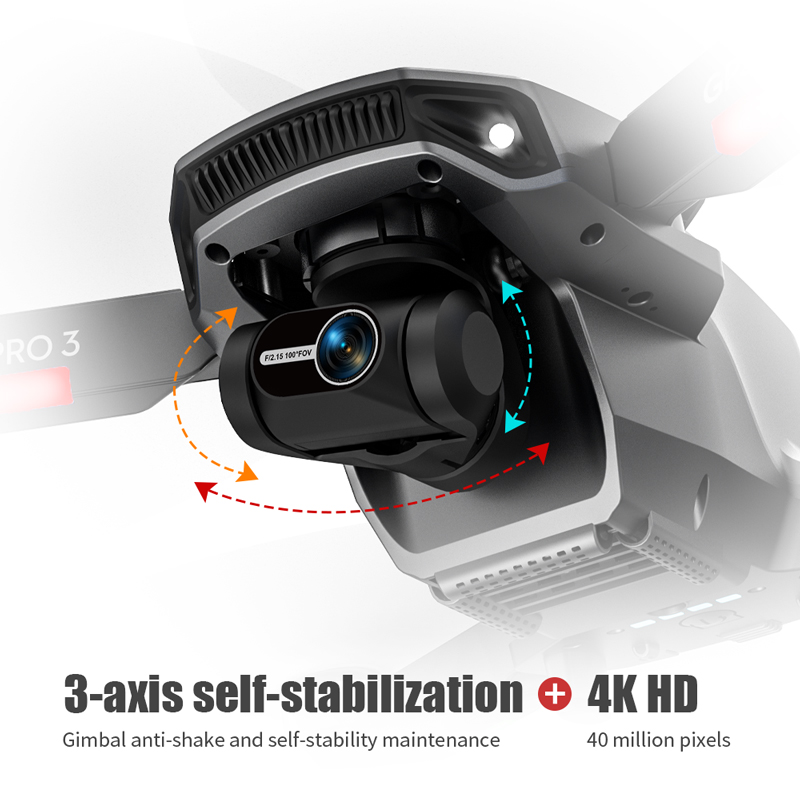 L106 Pro 3 Drone 5G WIFI FPV F - Drone Rc Fpv Pro recension och pris