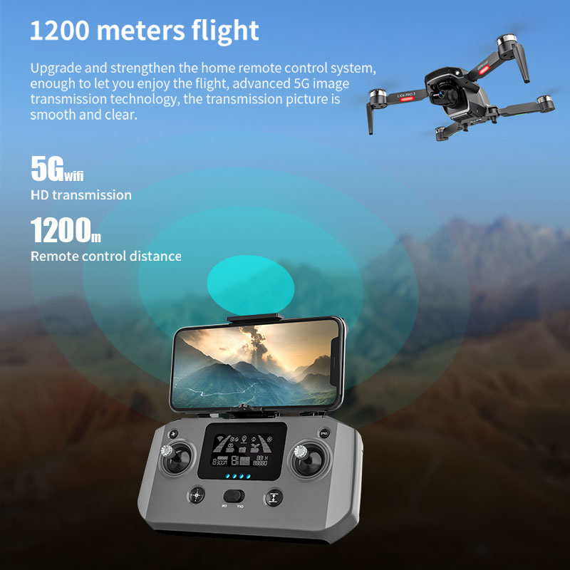 L106 Pro 3 Drone 5G WIFI FPV F - Drone Rc Fpv Pro recension och pris