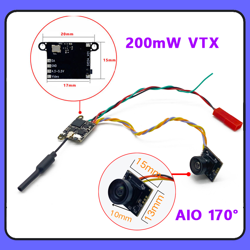 SLONWAKE 5.8G 1200TVL FPV Came - Drone Rc Control recension och pris