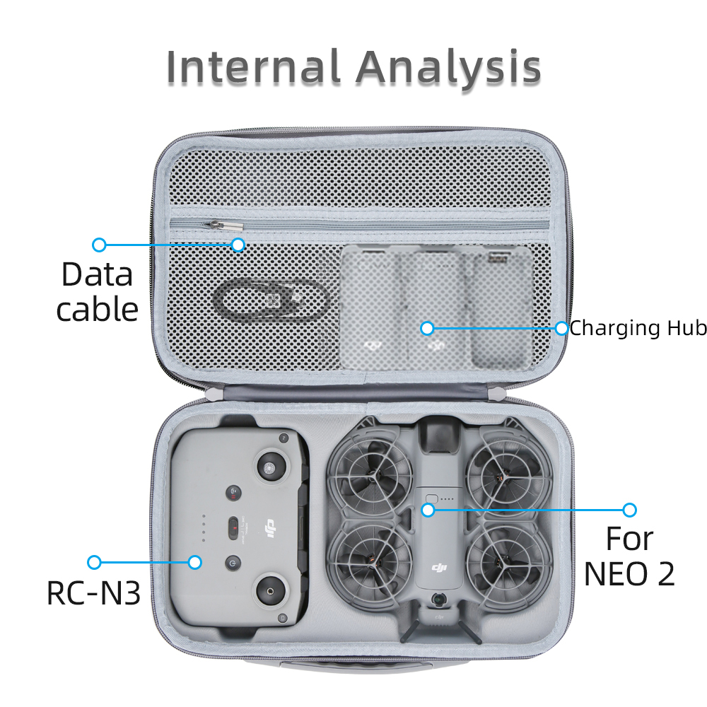 Portable Case PU Waterproof Sh - Drone Rc N3 recension och pris