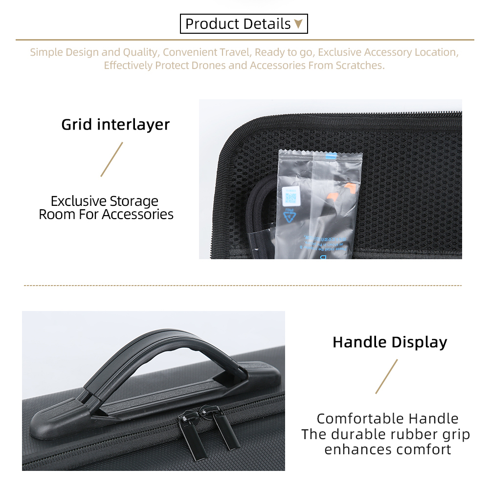 Storage Bag Carrying Case For  - Drone Rc N3 recension och pris